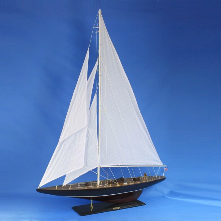 Handcrafted Nautical Decor Endeavour Model Yacht Wayfair Ca